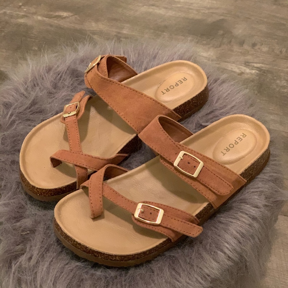 report sandals